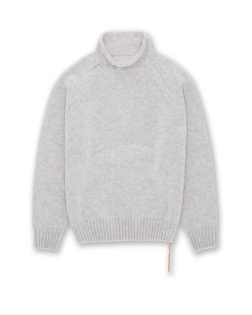 Fortela Gray Andrew Merino Wool High Neck Sweater for men