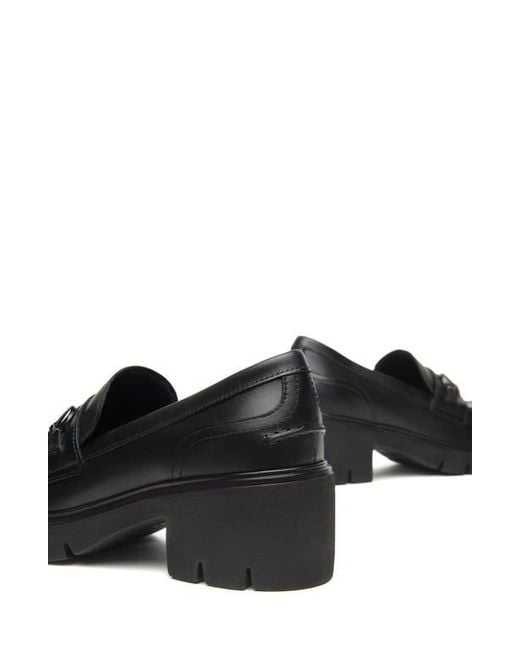 Nero Giardini Black Lug Sole Loafer