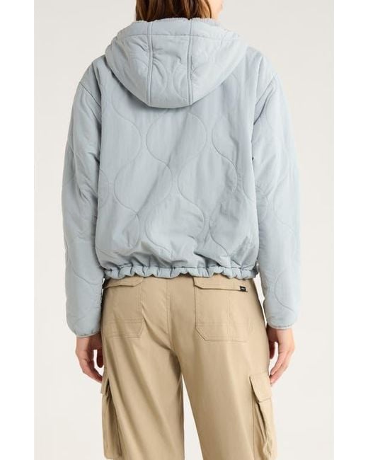 Prana Gray Encinitas Quilted Jacket