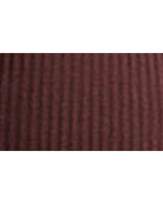 ASOS Brown Long Sleeve Ribbed Midi Sweater Dress