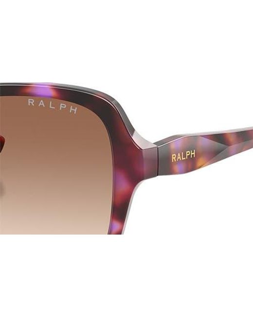 Ralph Brown 57Mm Square Sunglasses