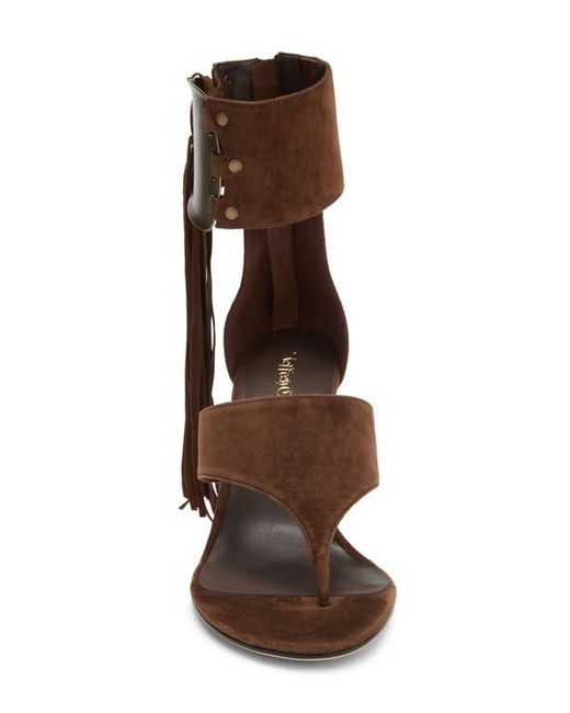 Jeffrey Campbell Brown I Dare U Ankle Cuff Sandal