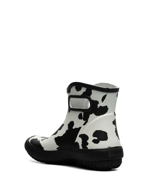Bogs Black Patch Waterproof Rain Boot
