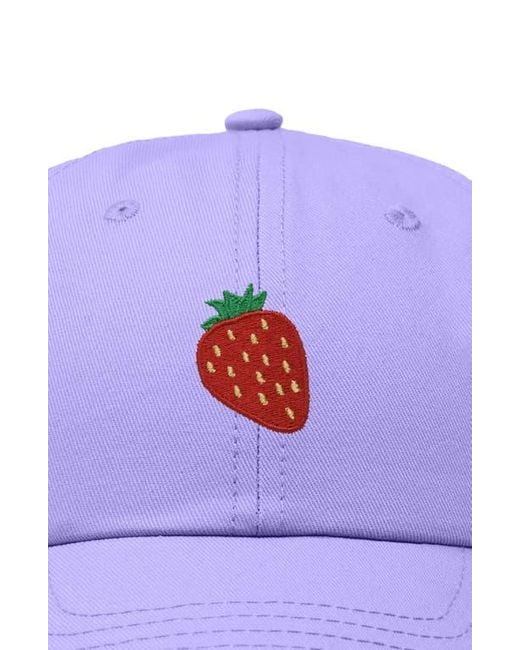 Alix Blue Strawberry Hat