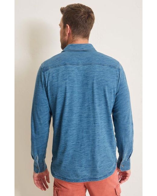 Tommy Bahama Blue Harbor Slub Cotton Button-Up Shirt for men