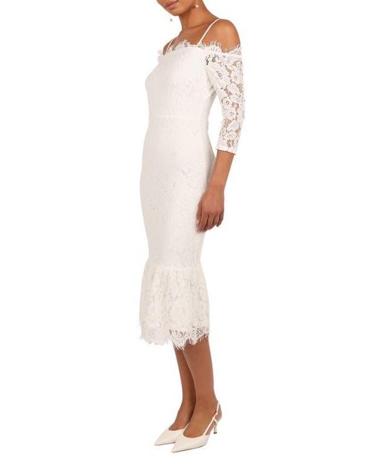 self portrait lace bodice mini dress self-portrait - White Floral Lace Mini Dress