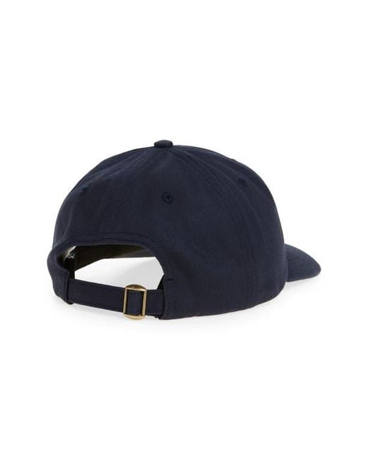 Noah NYC Blue Core Logo Baseball Cap for men