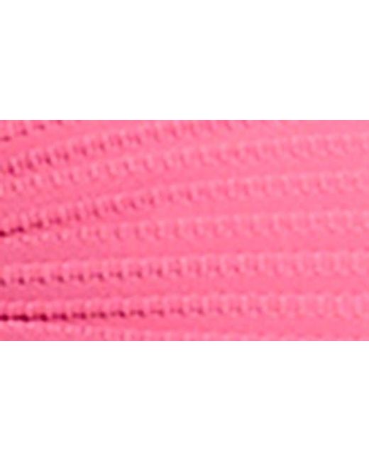Sea Level Pink U-Bar Bandeau Bikini Top