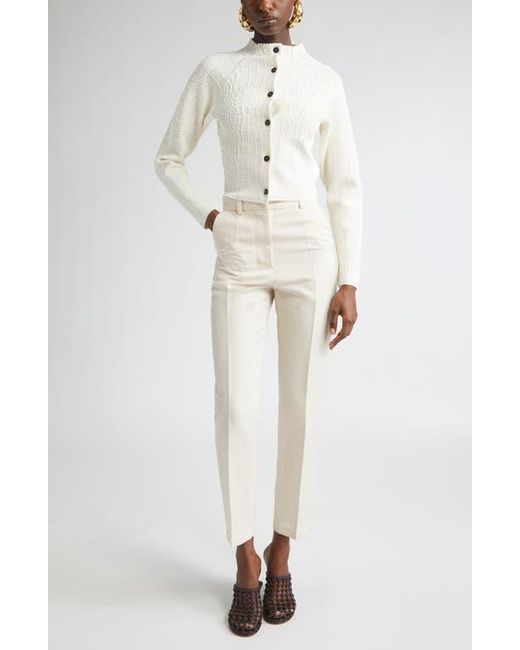 Jacquemus The Scala Cardigan in White | Lyst