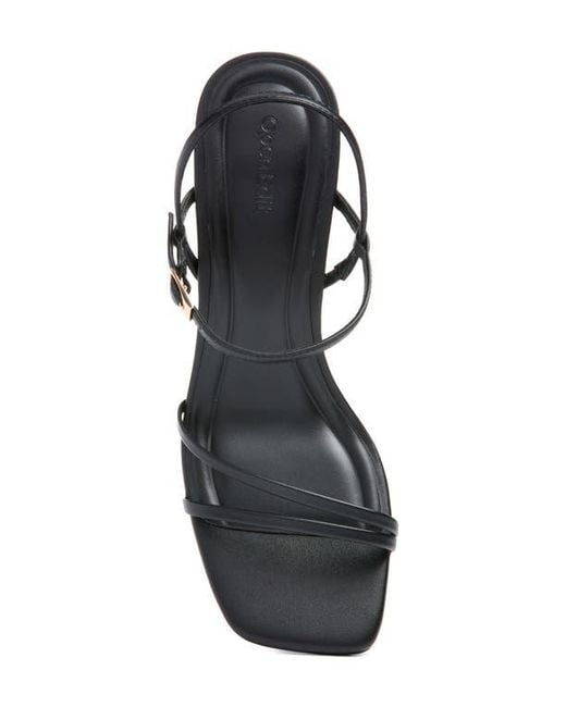 Open Edit Metallic Rania Square Toe Sandal