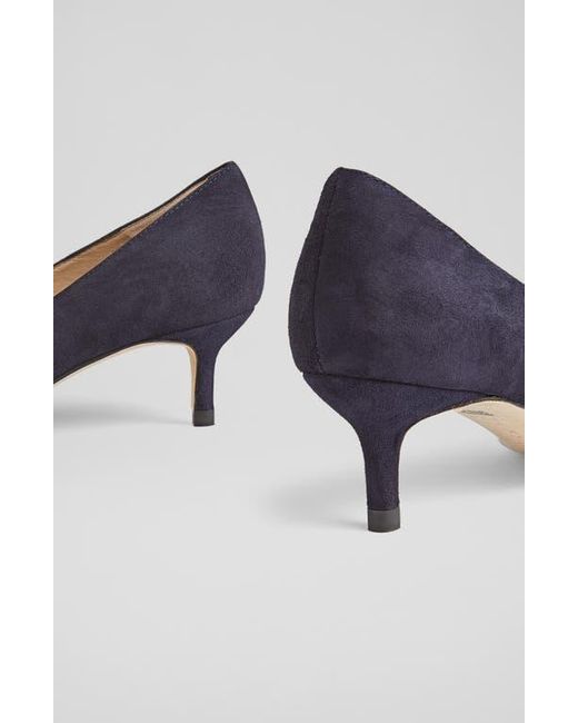 L.K.Bennett Blue Audrey Pointed Toe Pump