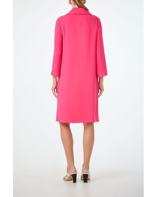 Trina Turk Women's Pink Janeiro Lace Up Collared Dress - laplaya.ma