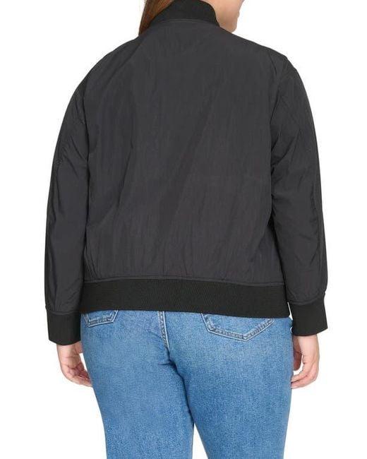 Levi's Black Relaxed Bomber Jacket