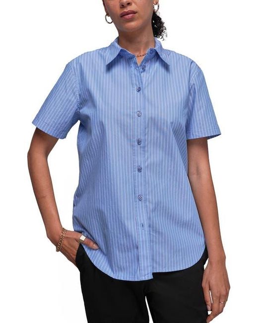 WILDFANG Blue The Essential Oxford Button Up