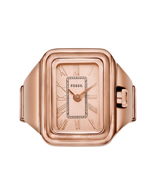 Fossil Pink Raquel Watch Ring