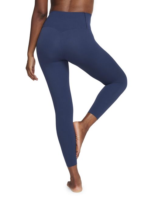 Shop Zenvy (M) Women's Gentle-Support High-Waisted 7/8 Leggings with  Pockets (Maternity)