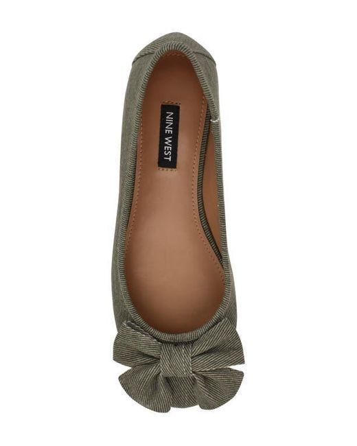 Nine West Green Veronika Ballet Flat
