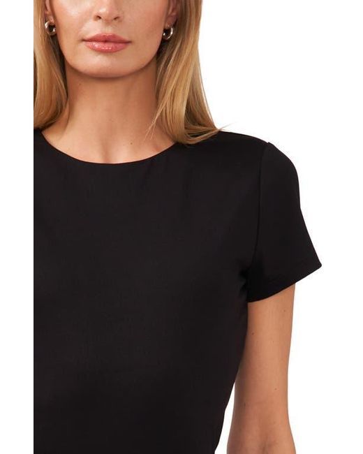Halogen® Black Essential Compression T-Shirt