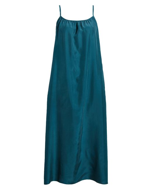 Eileen Fisher Blue Cami Silk Maxi Dress