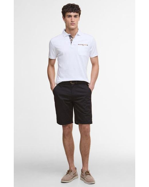 Barbour White Corpatch Polo for men