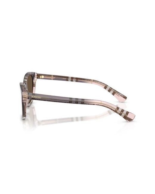 Burberry Brown 54Mm Rectangular Sunglasses