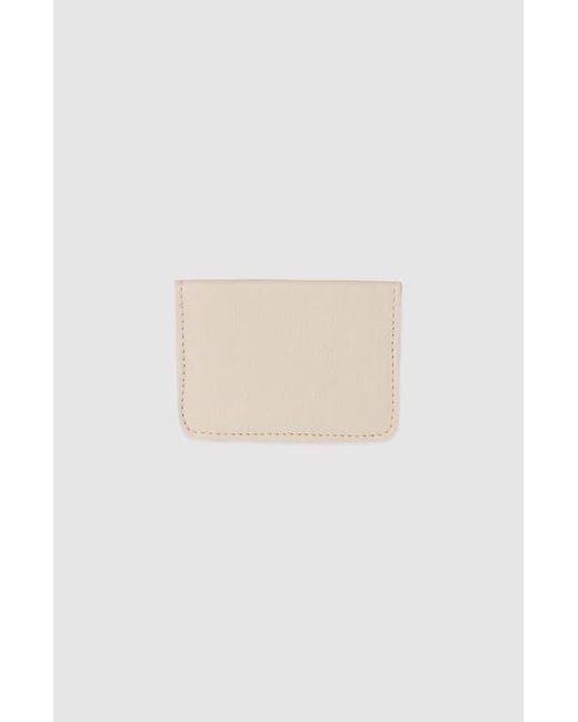 TAH White Foldover Wallet