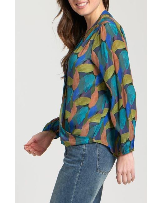 Apny Blue Printed Top