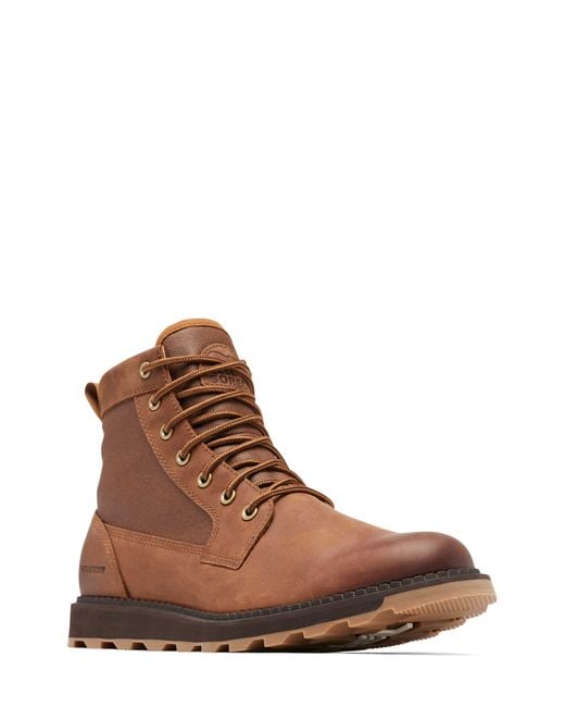 Sorel Madson Ii Field Waterproof Boot in Brown for Men | Lyst