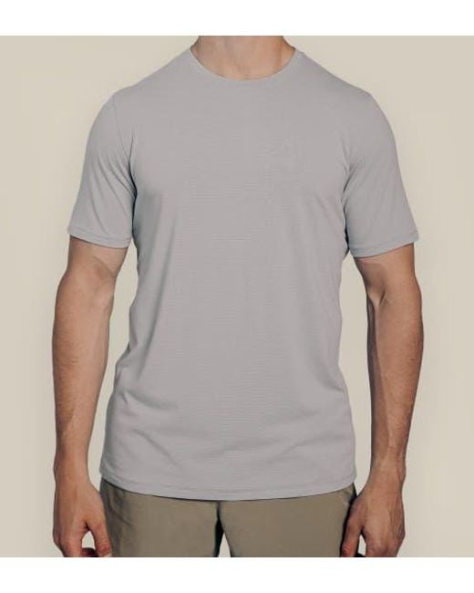 while on earth™ Gray Persist Tee for men