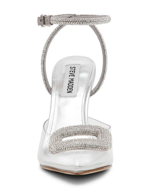 Steve Madden Metallic Vienna Pointed Toe Ankle Strap Pump