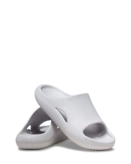 Crocs™ Mellow Recovery Waterproof Slide Sandal in Gray for Men | Lyst