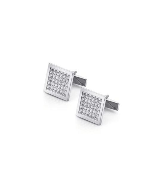 Michael M Metallic Tetra Cufflinks for men
