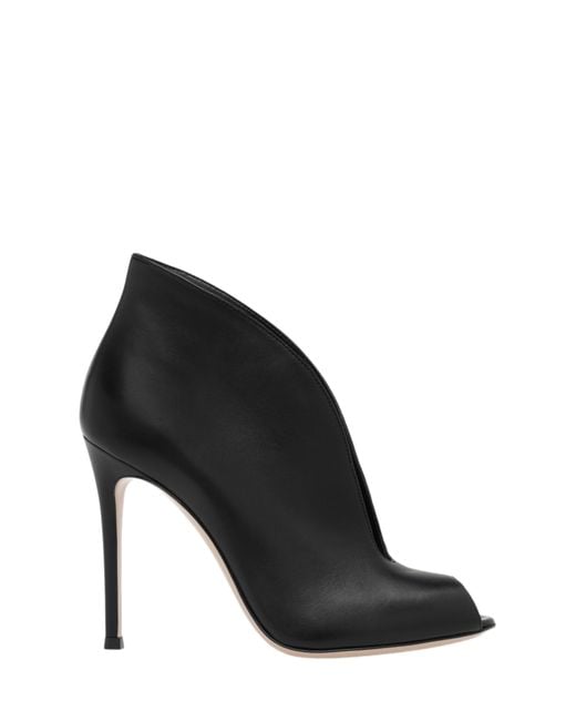 Gianvito Rossi Black Vamp Bootie