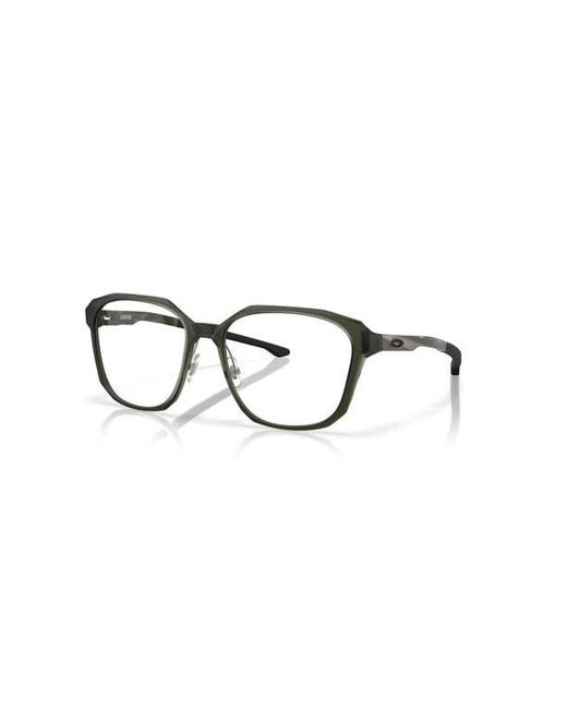 Oakley Green 57Mm Square Optical Glasses for men