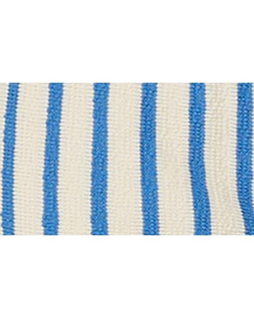 Roxy Blue Java Stripe Cotton Terry Pants