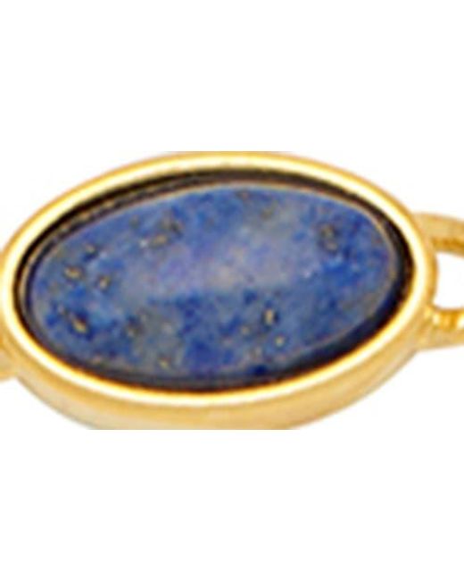 Estella Bartlett White Lapiz Lazuli & Agate Chain Bracelet