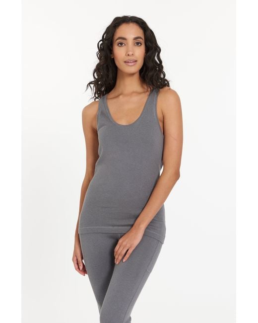 LEIMERE Gray Tucson Tank