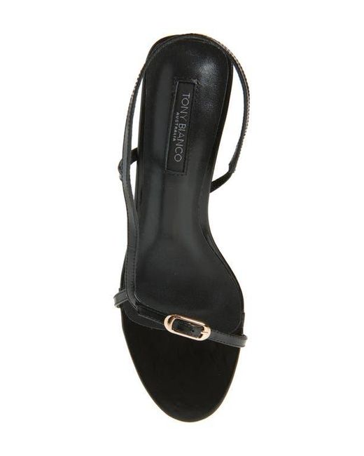 Tony Bianco Black Christine Slingback Sandal