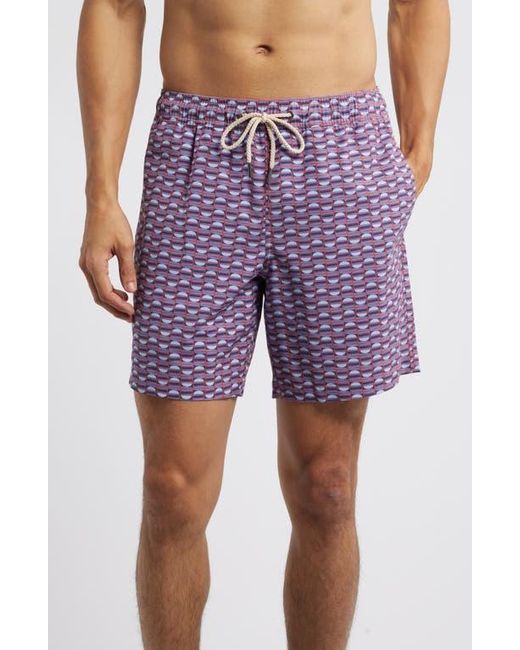 Fair Harbor Purple The Bayberry Swim Trunks for men