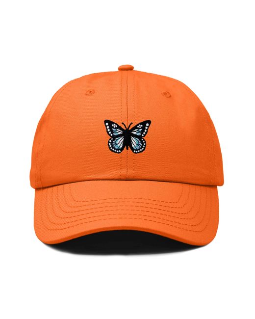 Alix Orange Butterfly Hat