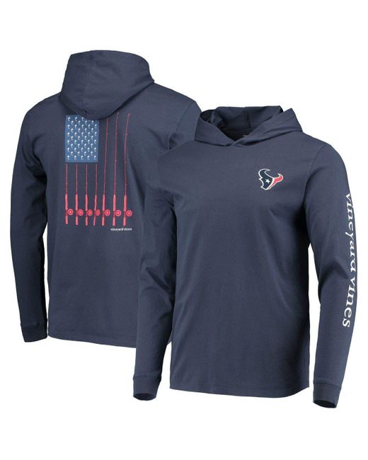 Vineyard Vines Houston Texans Hoodie Long Sleeve Tshirt At Nordstrom in Blue for Men Lyst