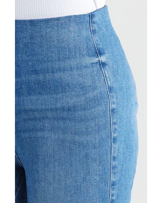 Frank & Eileen Blue Derry Illusion Pull-On Pants