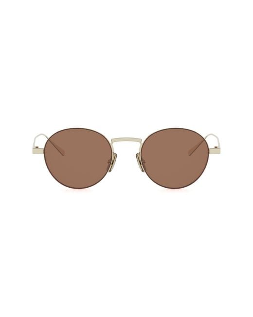 Céline Brown 49Mm Small Round Sunglasses