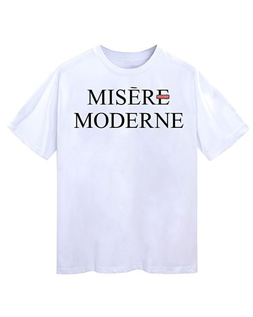 VERYRARE White Misere Moderne Tee for men