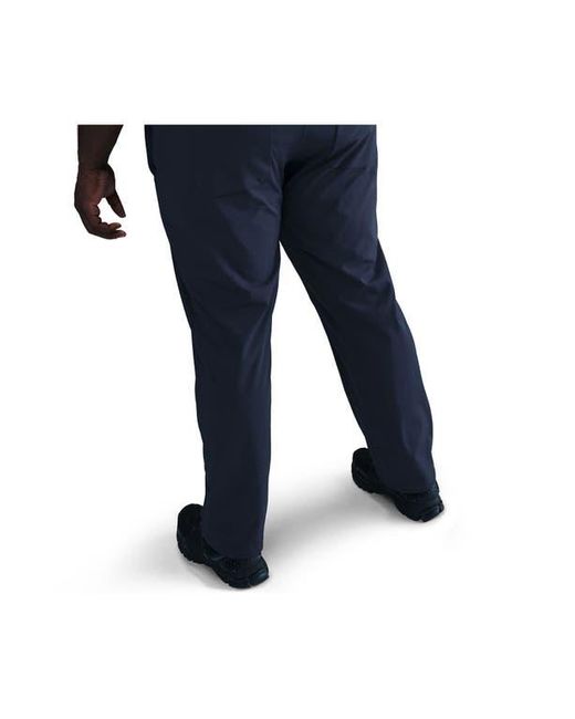 Nike Blue 24.7 Perfectstretch Dri-Fit Regular Fit Flat Front Pants for men