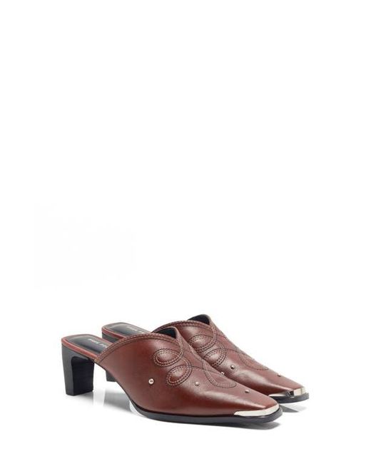 Free People Brown Roxi Western Mule