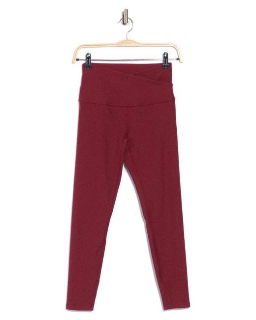Beyond Yoga Red Your Leisure Space Dye High Waist Midi Leggings