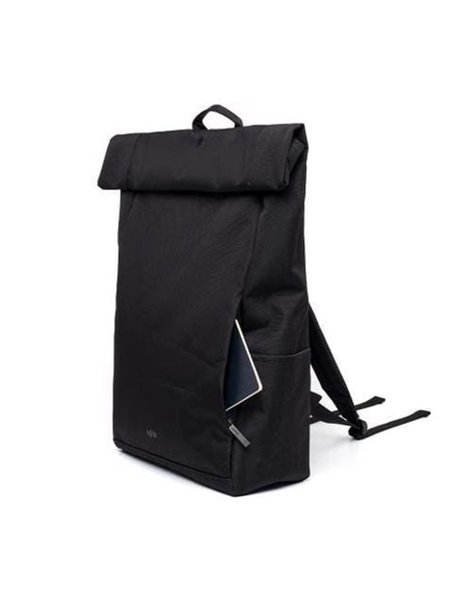 Lefrik Black Roll Backpack
