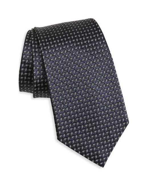 Zegna Black Silk Tie for men