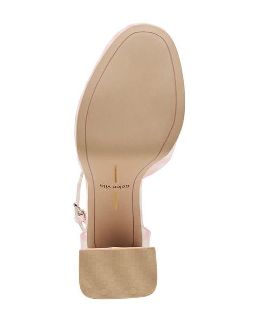 Dolce Vita Pink X Byrdie Golf Pandro Ankle Strap Platform Sandal